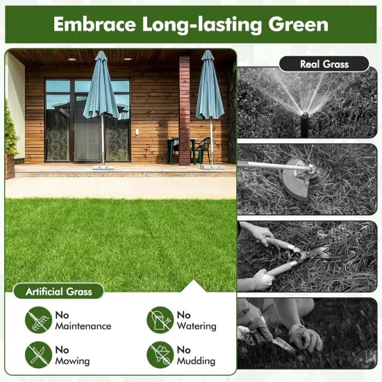 30pcs 12"x12" Interlocking Artificial Grass Tiles {3}