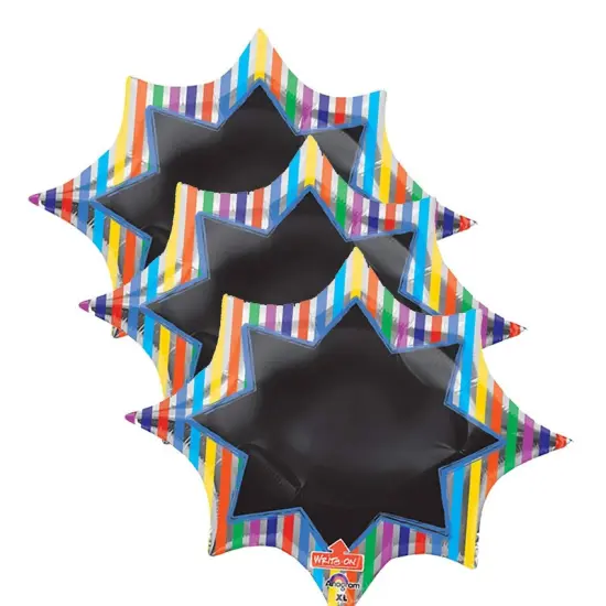 Anagram&reg; 35 Inch Multi Stripe Burst Balloon {5}