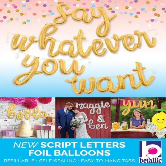 24 Inch Script Letter G Silver Air Fill Only Balloon {2}