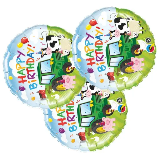18" Birthday Barnyard Foil Balloon Farm Themed Party Decor {5}