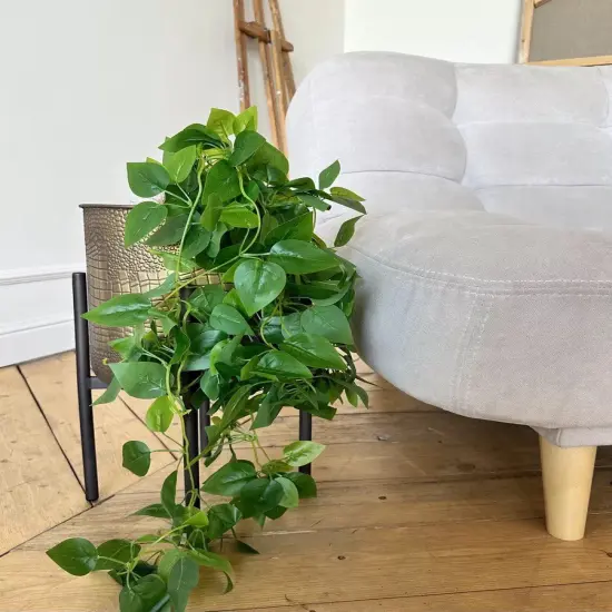 2pcs Artificial Hanging Plants Vines for Room Decor Fake Ivy Greenery Garlands for Patio Home Bedroom Wall Summer Decor {2}