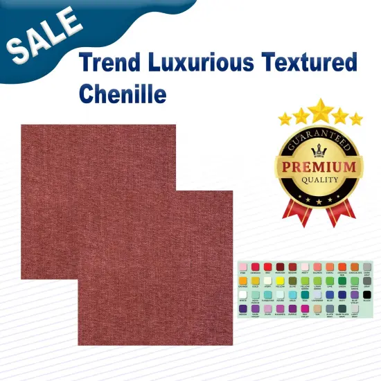 Trend Luxurious Textured Chenille 56" Width Midnight {2}