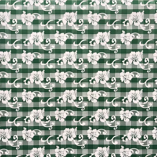 1 Yard Hibiscus Palaka Cotton Fabric , 45" Wide Beige {2}