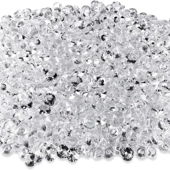 800 COUNT, 4 Carat/8mm Jewels -Diamond Table Confetti Party Toy Decorations for Weddings {2}