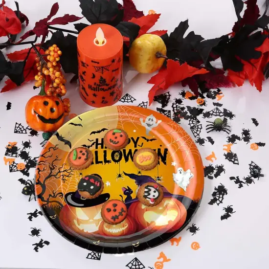 Halloween Bat and Spider Glitter Confetti {3}