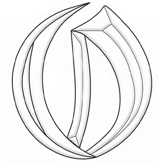 4-3/4" x 5-1/4" Exquisite Clear Glass Letter O Bevel Cluster BLO {2}