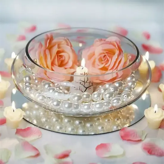 10 pcs 10" wide Floating Candle GLASS HOLDER BOWLS VASES Wedding Centerpieces {2}