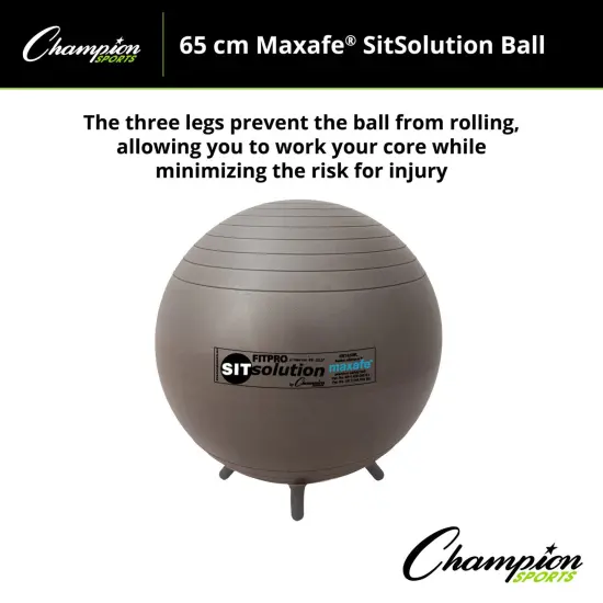 MAXAFE&reg; Sitsolution 65cm Ball with Stability Legs {6}
