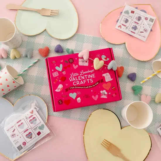 Kids Crafts Valentines Felt Craft Pack {1}