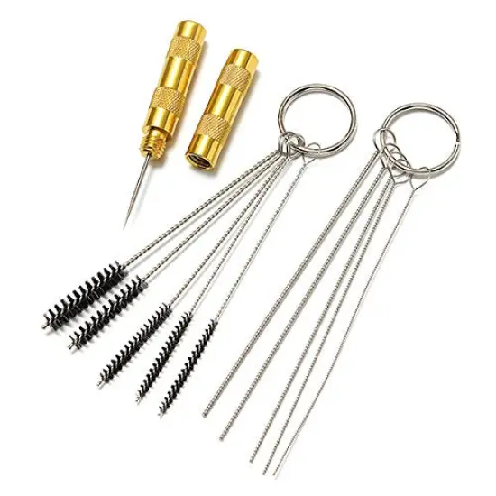 11 Piece Complete Airbrush Cleaning Kit for Use with All Airbrushes {1}