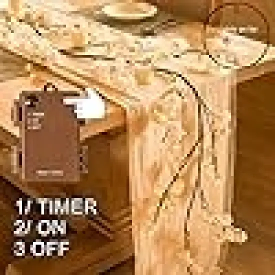 Artificial Flower Vine with Lights Battery Operated Valentines Wedding Party {2}