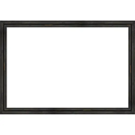 Rustic Pine Narrow Framed Dry Erase Magnetic Board Black {7}