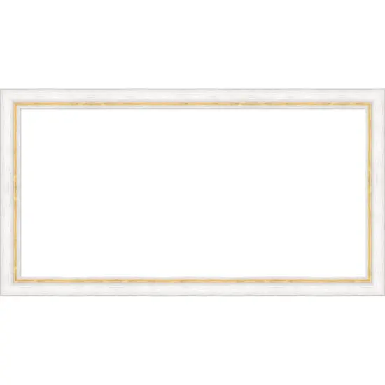 Morgan Framed Dry Erase Magnetic Board White Gold {1}