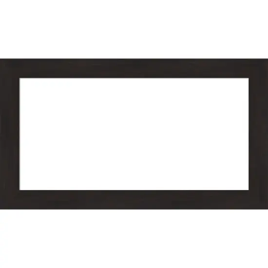 Furniture Espresso Narrow Framed Dry Erase Magnetic Board {1}