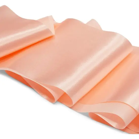 Shell Pink Satin Sashes for Pageants, Bachelorette Party, Prom (4 x 33 in, 24 Pack) {5}