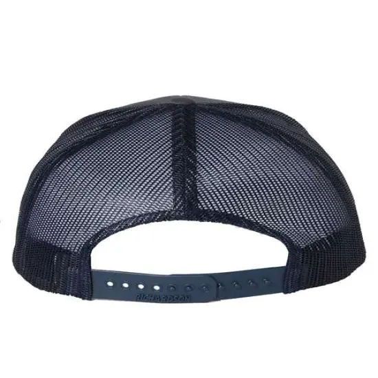 Richardson&reg; Snapback Trucker Cap Charcoal/ Navy {2}