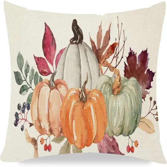 Autumn Lumbar Decorative Throw Pillow Case for Home Living Room Couch Decor {1}