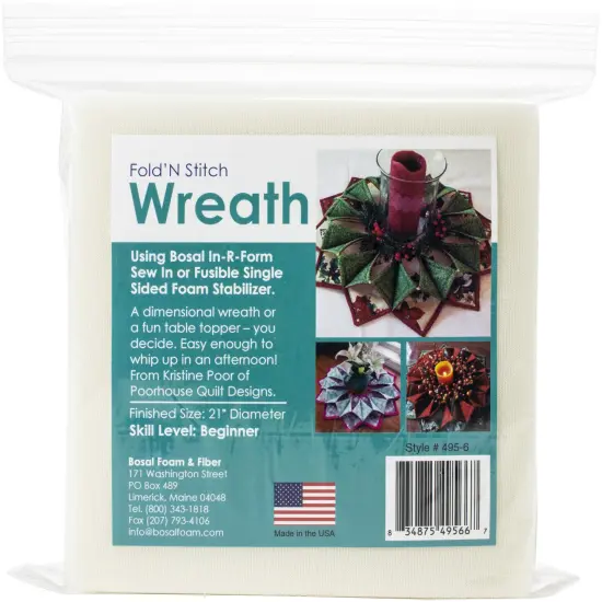 Bosal In-R-Form Single-Sided Fusible Foam Stabilizer-6"X6" 12/Pkg {4}