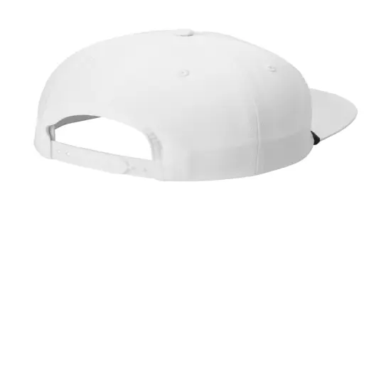 Port Authority&reg; 5 Panel Poly Rope Cap White/ Black {2}