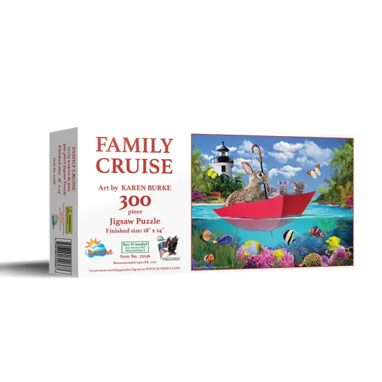 Sunsout Family Cruise 300 pc Jigsaw Puzzle 72036 {2}