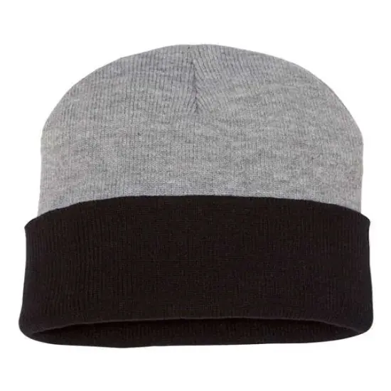 Sportsman&reg; Color Blocked Cuffed Beanie Heather/ Black {1}