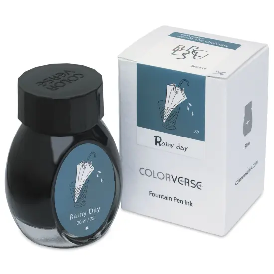 Colorverse Joy in the Ordinary Fountain Pen Ink - 78 Rainy Day, 30 ml {1}