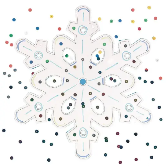Snowflake Craft Kit (Pack of 12) {1}