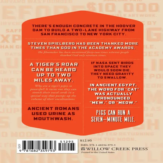 Facts Crazier Than Fiction: Over 300 Wild Facts That Will Blow Your Mind Softcover Book {2}