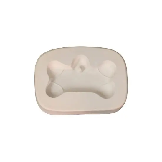 3.75" x 2.75" x 1.25" Large Holey Dog Bone Casting Glass Fusing Kiln Mold {2}
