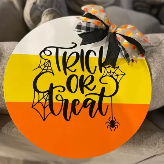 Halloween Stencils for Painting on Wood Door(Halloween Sign) {1}