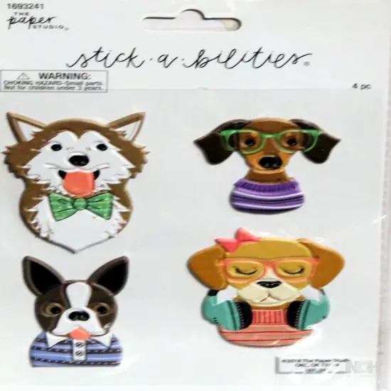 Stick-A-Bilities Dog Puffy Dimensional Stickers {1}