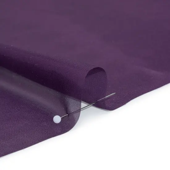 1 Yard Purple on Purple Liquid Sheen Metallic Polyester Chiffon Sheer Fabric 60" Width {3}