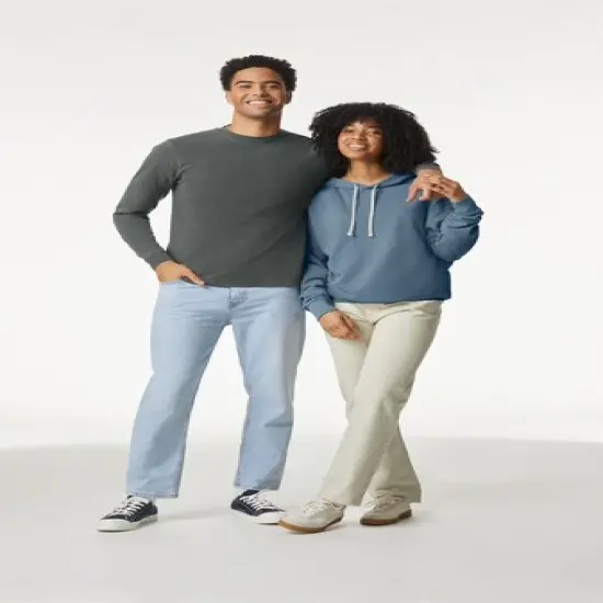 Comfort Colors&reg; Lightweight Hooded Sweatshirt Ivory {4}