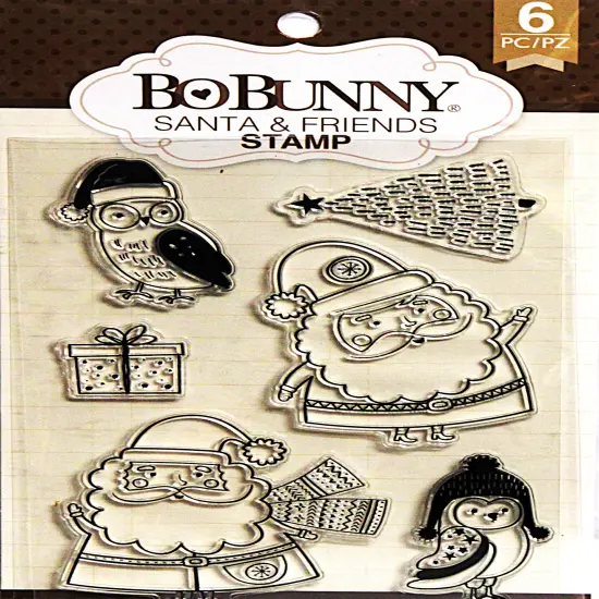 BoBunny Santa & Friends Clear Stamps {1}