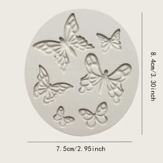 Butterfly Fondant Silicone Mold {2}