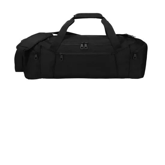 Port Authority® Form Duffel Durable, Spacious, and Comfortable Black {1}