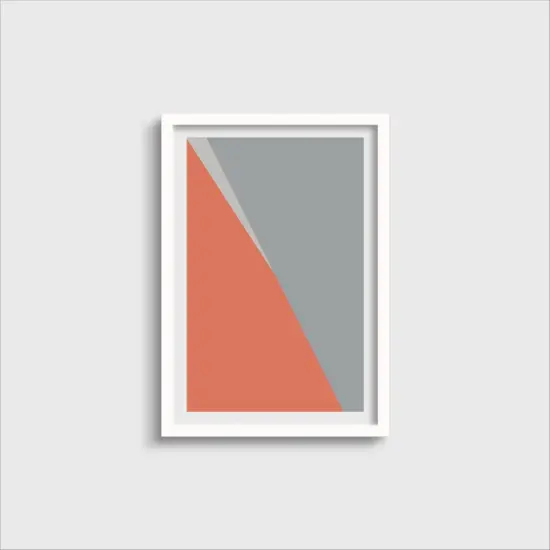 Color Block Modern Art Print VII {1}