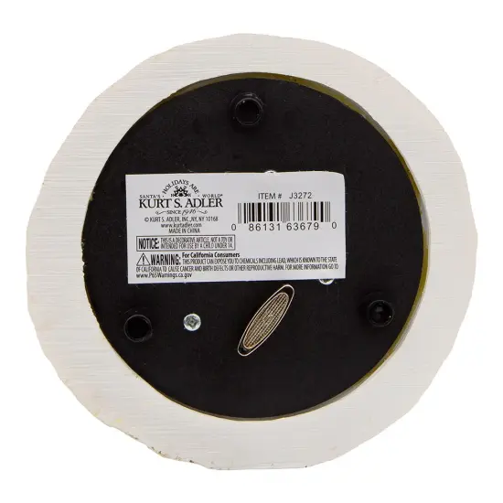 Kurt Adler 120MM Musical Snowy House Water Globe {6}