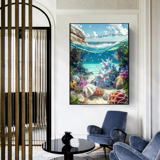 5D Ocean Scenery Diamond Painting Kits for Adults Beginners {2}