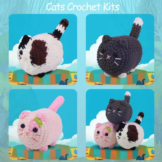 Crochet Starter Kit - (Grey Cat) {4}