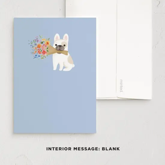 Minted Pets Greeting Cards Pack, Set of 5, Blank Note Cards with Envelopes, Chic, Stylish & Curated Folded Blank Stationery Cards with Envelopes, Inspired Designs, Designed by Independent Artists {4}