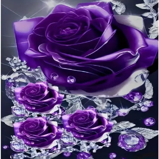 Rose Diamond Painting Kits for Adults {1}