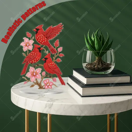 Tabletop Diamond Art Painting Kit Bird {3}