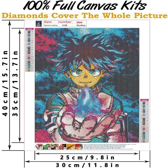 DIY 5D Anime Diamond Painting Kits for Adults {4}