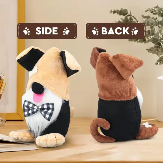 2pcs Dog Gnome Stuffed Gnomes Plush {3}