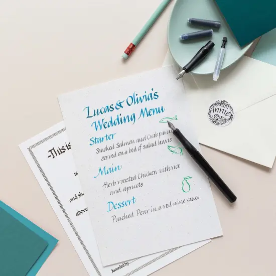 Manuscript Creative Calligraphy Set-8 Pieces {3}