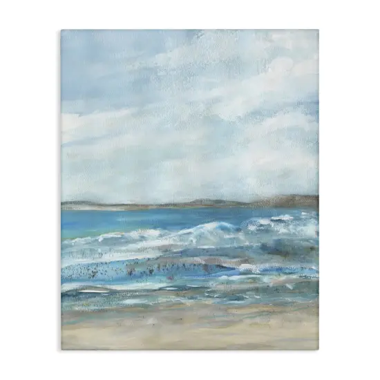 Stupell Industries Sandy Surf Beach Canvas Wall Art Design by Jessie Perry {1}