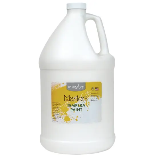 Little Masters&reg; Tempera Paint, White, Gallon {1}