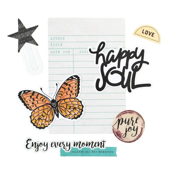 Vicki Boutin Mixed Media Ephemera Cardstock Die-Cuts-Old Soul {4}