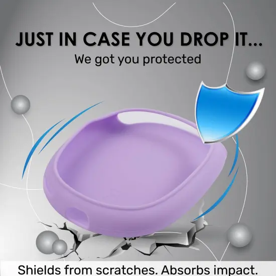 Insten EarCups Protector Case For Airpods Max Headphone Cover, Soft Silicone Ear Cups Protective Skin Cushions, Headset Anti-Scratch Protection Accessories, Purple {3}